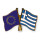 Freundschaftspin Europa-Griechenland