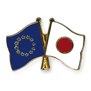 Freundschaftspin: Europa-Japan