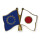 Freundschaftspin: Europa-Japan