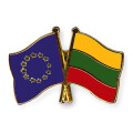 Freundschaftspin: Europa-Litauen