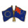 Freundschaftspin Europa-Neuseeland