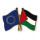 Freundschaftspin Europa-Palästina