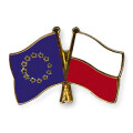 Freundschaftspin Europa-Polen