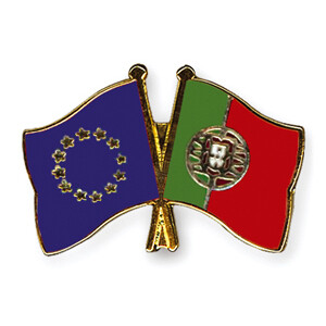 Freundschaftspin: Europa-Portugal