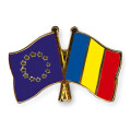 Freundschaftspin: Europa-Rumänien