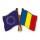 Freundschaftspin Europa-Rumänien