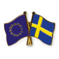 Freundschaftspin Europa-Schweden