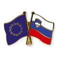 Freundschaftspin Europa-Slowenien