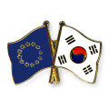 Freundschaftspin Europa-Südkorea