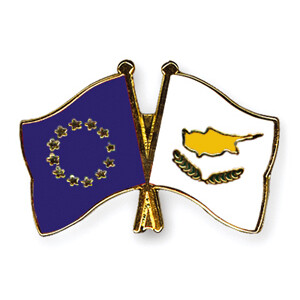Freundschaftspin: Europa-Zypern