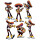 Motive aus Karton "Mariachi Band Mexiko" (6 Stück)