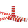Luftschlangen Rot-Weiß 1 Stück