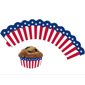 Cupcake Deko-Banderolen USA
