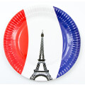 Frankreich mit Eiffelturm - Teller