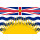 Aufkleber British Columbia 12 x 8 cm