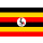 Aufkleber Uganda 12 x 8 cm