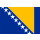 Aufkleber Bosnien-Herzegowina 6 x 4 cm