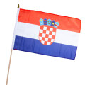 Stock-Flagge 30 x 45 : Kroatien