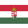 Aufkleber Ungarn mit Wappen 6 x 4 cm