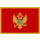 Aufkleber Montenegro 3 x 2 cm