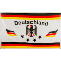 Deutschland Fußball 4 Sterne Schwarz Fan Flagge Fahne 150 x 90 cm TOP 