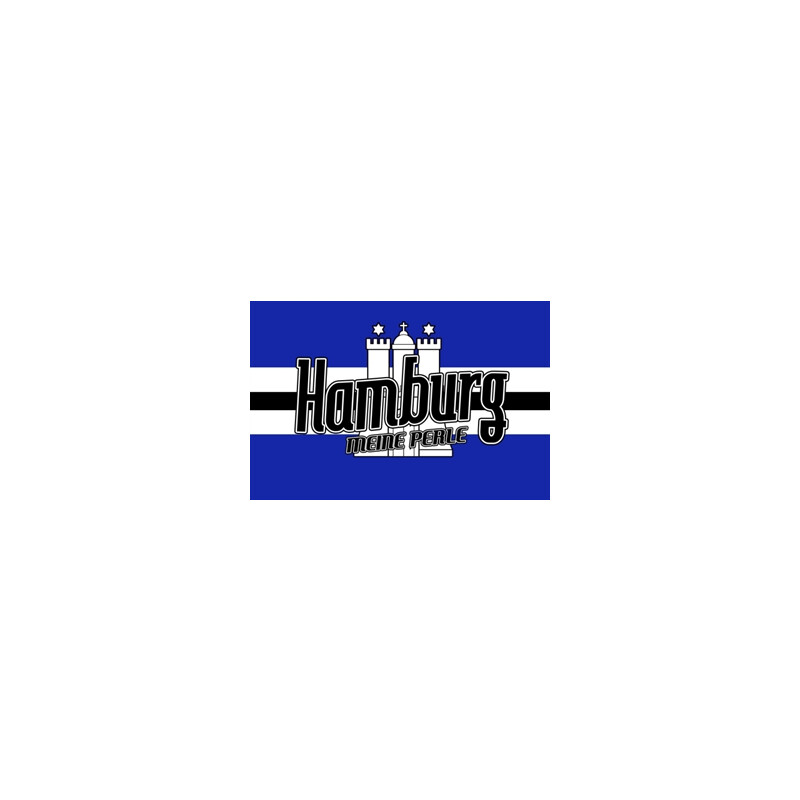 Hamburg meine Perle Fahne Flagge Hissfahne 90x150cm Hißfahne Flaggen 