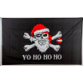 Flagge 90 x 150 : Pirat Weihnachtsmann