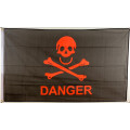 Flagge 90 x 150 : Danger