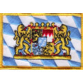 Patch zum Aufbügeln oder Aufnähen : Bayern mit  Wappen -...