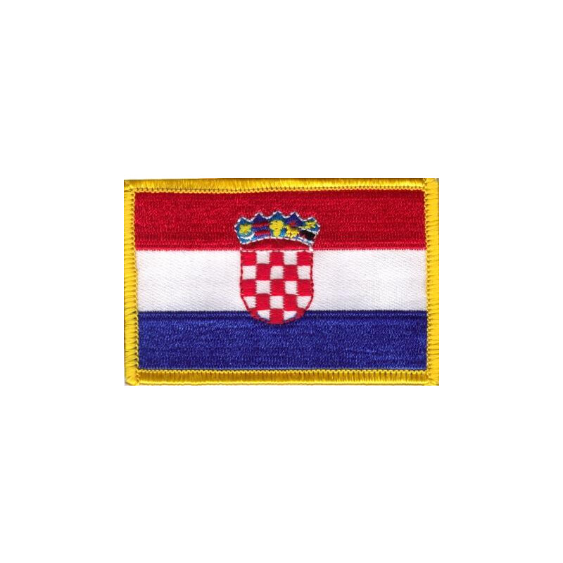 Patch Aufnäher Bestickt Flagge Kroatien Kroatische Zum Aufbügeln 