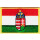 Patch zum Aufbügeln oder Aufnähen Ungarn mit Wappen - klein