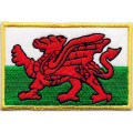 Patch zum Aufbügeln oder Aufnähen : Wales   - klein