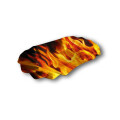 Flammenoptik HOT - Pappschale 16 x 10 x 3 cm