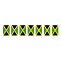 Papierfahnen-Kette 5m : Jamaika