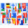 Party-Flaggenkette Europa - Mitgliedsstaaten + 5 Europa 9,2 m