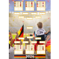 Spielplan WM 2022 als Poster