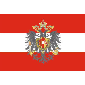 Aufkleber GLÄNZEND Österreich mit Wappen bis 1915