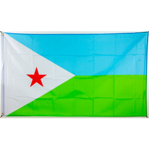 Flagge 90 x 150 : Dschibuti