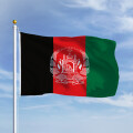 Premiumfahne Afghanistan 100x70 cm Ösen