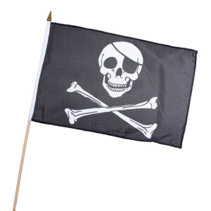 Fahne Pirat Pistolen 30 x 45 cm Flagge 