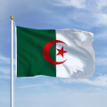 Premiumfahne Algerien 100x70 cm Ösen