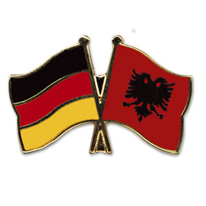 Freundschaftspin: Deutschland-Albanien