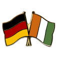 Freundschaftspin: Deutschland-Cote dIvoire (Elfenbeinküste)