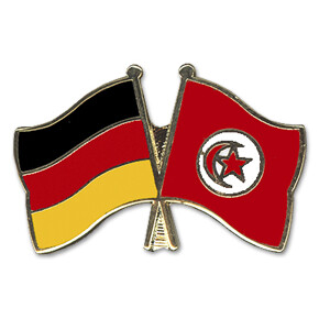 Freundschaftspin: Deutschland-Tunesien