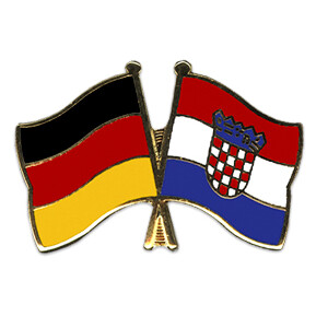Freundschaftspin: Deutschland-Kroatien