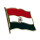 Flaggen-Pin vergoldet Aegypten