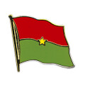 Flaggen-Pin vergoldet Burkina Faso