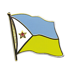 Flaggen-Pin vergoldet : Dschibuti