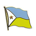 Flaggen-Pin vergoldet Dschibuti