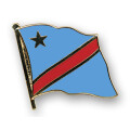 Flaggen-Pin vergoldet : Kongo, Demokratische Republik